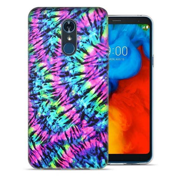 MUNDAZE LG Stylo 4 / Stylo 4 Plus Design Case - Hippie Tie Dye Design Skin Phone Case Cover