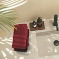 thumbnail image 5 of Virtu Bath Towel Sets For Bathroom 100% Ring Spun Cotton Luxury Bath Towel Set 4 Pc Highly Absorbent Towels, Red, 5 of 6