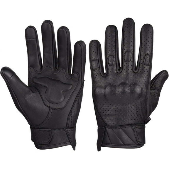Vance Leathers - Men's Premium Leather Perforated Glove (XS)
