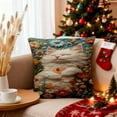 thumbnail image 2 of Cute Cat Print Pillow, Bedroom Living Room Sofa Cushion for Sofa Living Room Decoration, 18x18in (without Core), 2 of 6
