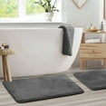 thumbnail image 6 of 2 Piece Premium Memory Foam Bathroom Mat Set 20 x 32 inch Bath Rugs, Gray, 6 of 6