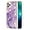 Purple, variant on for iPhone 14 13 12 11 Pro Max Plus Mini Case, Fashion Slim Luxurious Marbling PC+TPU Phone Case, Bezel Heightened Design Shockproof Protector Cover(Purple,13 Pro)