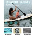 thumbnail image 2 of 10'6" Inflatable Stand Up Paddle Board for Adults, Non-Slip EVA, Camera Mount, Oak, 2 of 9