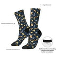 thumbnail image 4 of Disketp Scarf Ski Shoes sock Unisex Crew Socks Lightweight Breathable Ventilation Ankle Socks, Mid-calf socks for Daily, 4 of 6