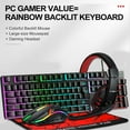 Ultronix Wired RGB Backlit Gaming Keyboard, Gaming Mouse, Gaming Mouse
