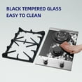thumbnail image 6 of Eascookchef 2 Burners Gas Cooktop Electric Stove Oven 12 inch NG/LP Gas Stainless Flame-Out Proof, 6 of 9