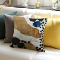 Abstract Black White and Gold Pillow Covers , Modern Pillow Covers, Modern Home Decor, Black and ...