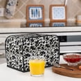 thumbnail image 5 of Rateoe Cow Skin 1 Pattern Toaster Covers 2 Slice Wide Slot,Bread Machine Cover,Bread Dust Cover & Fingerprint Protection,Appliance Covers, 5 of 7