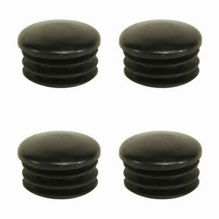 HSS Wire Shelf Plastic Top Pole Cap Fits 3/4” Pole Diameter 4-Pack, Hardware