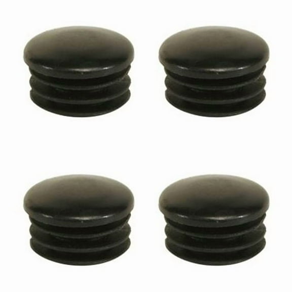 HSS Wire Shelf Plastic Top Pole Cap Fits 3/4” Pole Diameter 4-Pack, Hardware