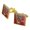 Gold, variant on Oh Deer Dear Christmas Holidays Funny Square Cufflink Set - Silver or Gold