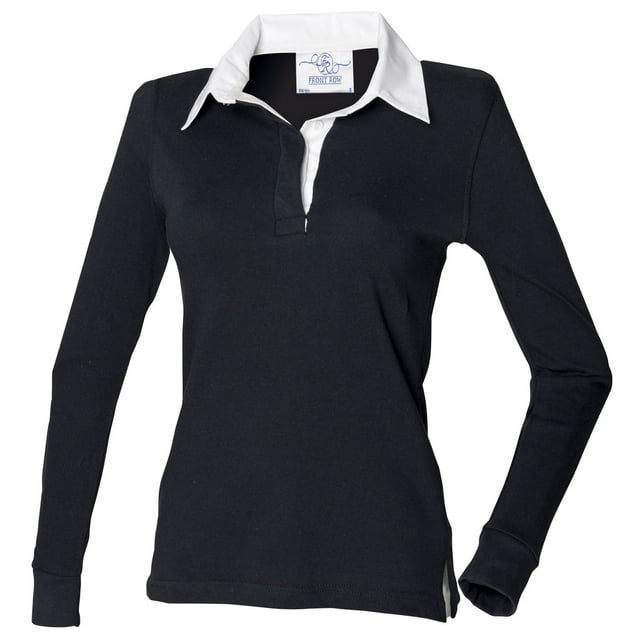 Front Row Polo de Rugby Sport Uni à Manches Longues pour Femmes