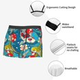 thumbnail image 3 of Gukieu Japanese Koi Print Men's Boxer Briefs, High Elastic Moisture Wicking Boxer Briefs Underwear-Small, 3 of 5