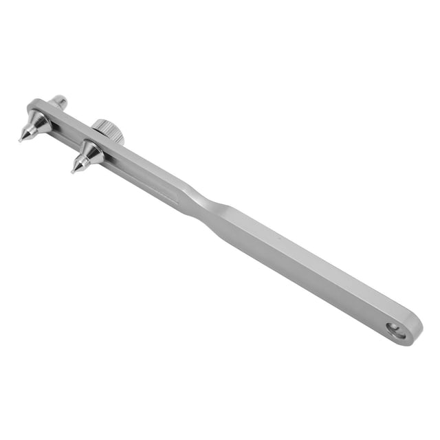 Abridor de tapa trasera de reloj de pico redondo, herramienta para quitar caja de reloj de acero inoxidable, ajustable, 2 garras