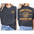thumbnail image 3 of Spooky Island Est 2002 Amusement Park Skull Halloween Funny T-Shirt, Men's And Women's Graphic Tee 100% Cotton by TBun, Full Sizes S-5XL, 3 of 5