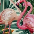 thumbnail image 5 of Orinice Shower curtain set, shower curtain bathroom set, flamingo and leaf banana, shower curtain 36x72, 5 of 7