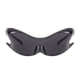 thumbnail image 1 of Gafas de sol envolventes de moda, gafas de sol deportivas con tonos ovalados negros, gafas estéticas cibernéticas para mujeres y hombres, 1 of 5