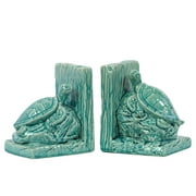 Urban Trends Collection: Ceramic Turtle Bookend Gloss Finish
