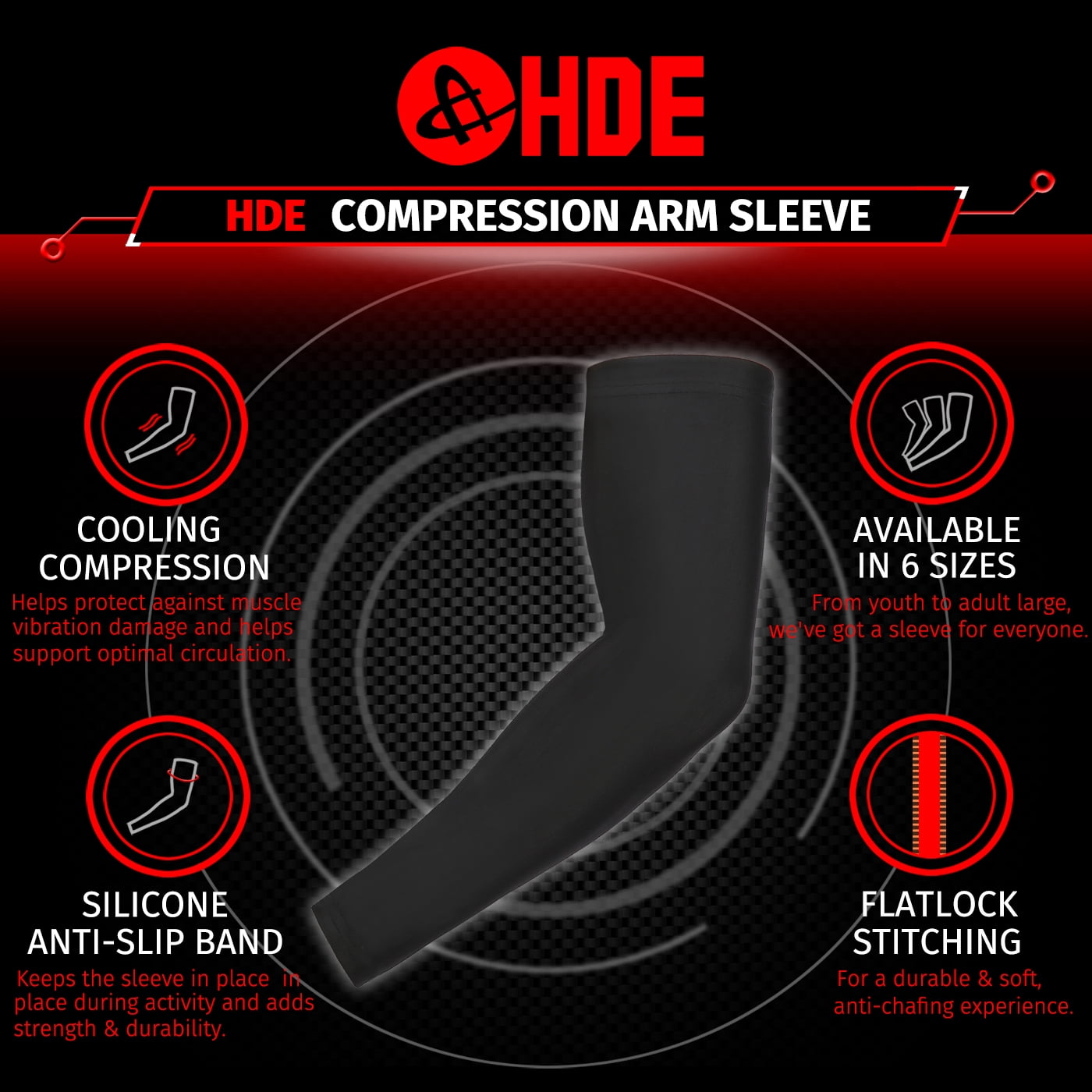 Youth S Details about   HDE 2 Pack Arm Compression Sleeves for Kids Basketball Shooting Sleeve 