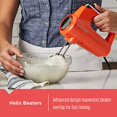 thumbnail image 3 of Spectrum Brands MX600TR Black & Decker Advanced Helix Performance Premium Hand Mixer, Orange, 3 of 5