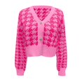 thumbnail image 5 of Oversized Cardigans Women Knitted Sweater New Solid Color Button Open Long Sleeve Women's Cardigans, 5 of 6