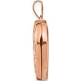 thumbnail image 2 of 14K Rose Gold 18mm Scrolled Love You Always Heart Locket (24 X 18.6) Made In China xl664, 2 of 5