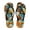 Color Hippie Floral, variant on Womens Flip Flop Slippers Boho Floral Slip On Cushion Yoga Mat Comfortable Shower Sandals for Women