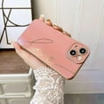 thumbnail image 3 of Compatible with iPhone 14 Case Cute, Luxury Plating Love Letter Phone Case, Electroplated Heart Case for Women Girls Soft TPU Shockproof Camera Protective Back Cover - Pink, 3 of 9