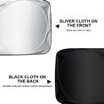 thumbnail image 4 of Car Windshield Sun Shade, Foldable Front Windshield Visor Sunshade Cover, Anti UV Reflective Protector, Block Sun Rays Vehicles Parasol, 160x86cm, 4 of 5