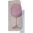 thumbnail image 2 of Loreth, Lanie 11x18 Black Ornate Wood Framed with Double Matting Museum Art Print Titled - Glass Of Wine II, 2 of 4
