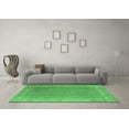 thumbnail image 3 of Ahgly Company Indoor Square Oriental Emerald Green Traditional Area Rugs, 4' Square, 3 of 4