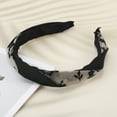 thumbnail image 6 of Unique Bargains 1 Pc Ditsy Floral Headbands for Women Black, 6 of 6