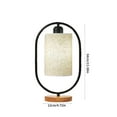 thumbnail image 3 of Yyuenw Modern Table Lamp for Bedroom Night Light 3 Way Dimmable Nightstand Lamp Flaxen Fabric Shade for Living Room Office Dorm-Solid Wood-Solid Wood LED Bulb Included, 3 of 5