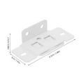 thumbnail image 2 of Masteelf  20 Pcs Shelf Connectors Bracket Detachable Corner Brace Support White, 2 of 7