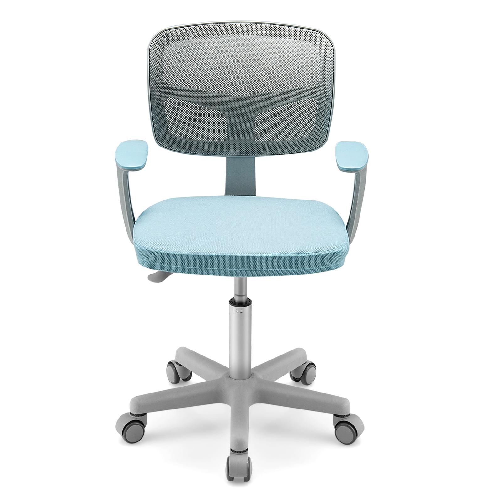 Gymax Kids Desk Chair Adjustable Height Children Study Chair w Auto Blue