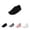 Black, variant on Girls Boys Walking Shoes Mesh Knit Breathable Orthopedic Lace-Up Wide Width Barefoot Shoes Rubber Sole Outdoor Slip On Casual Tennis Sneakers with Arch Support