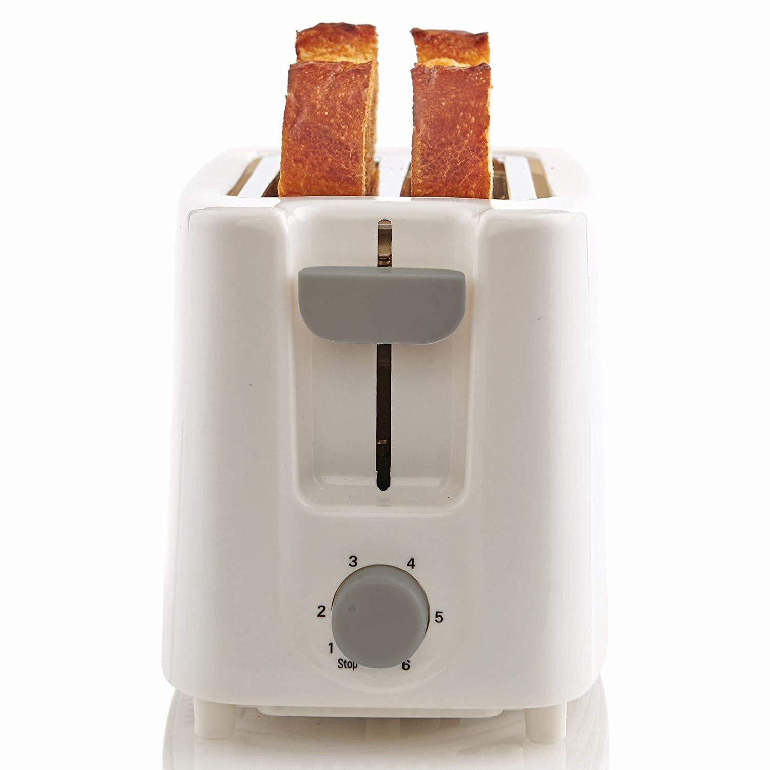 BRAND NEW Brentwood Appliances TS-260W 2-Slice Cool Touch Toaster White 