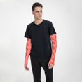 Arm Sleeves For Men Women Lobster Print Red Cooling Sun Protection