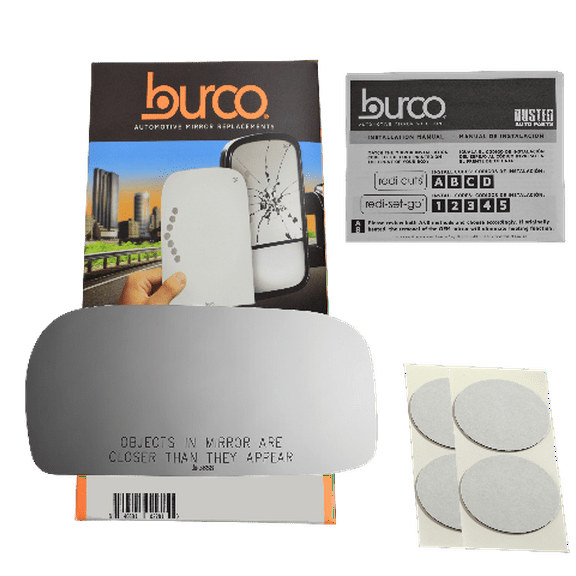 Burco 3688 Passenger Side Replacement Mirror Glass for 1990-1994 Lexus LS400