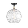 thumbnail image 3 of Innovations Lighting 516-1C-BAB-G1215-12 Athens 12" Wide Semi-Flush Globe Ceiling Fixture, 3 of 5