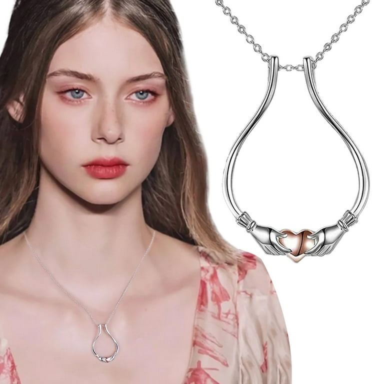 Wedding ring 2024 necklace holder mens