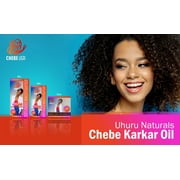 Uhuru Naturals Chebe Karkar Oil – Organic Conditioner w/Virgin Cold Pressed Sesame Seed & Ostrich Oil, Chebe & Honey Wax – Natural Hair Loss Prevention (16 oz.)