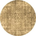thumbnail image 1 of Ahgly Company Indoor Round Persian Brown Traditional Area Rugs, 8' Round, 1 of 4