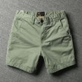thumbnail image 3 of Pantalones cortos para hombre, sin logotipo, con bolsillos, de algodón, para hombre, ofertas especiales, elásticos, 3 cuartos, de lujo, estilo coreano, holgados e informales, 3 of 4