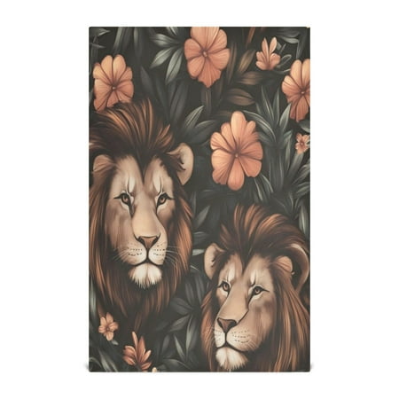 

Kitchen Towel 28x18 Inches x6，Plate Towel Decorative Towel Napkin Tea Towel Tea Towels For Kitchen Dish Cloths & Dish Towels Two Lions