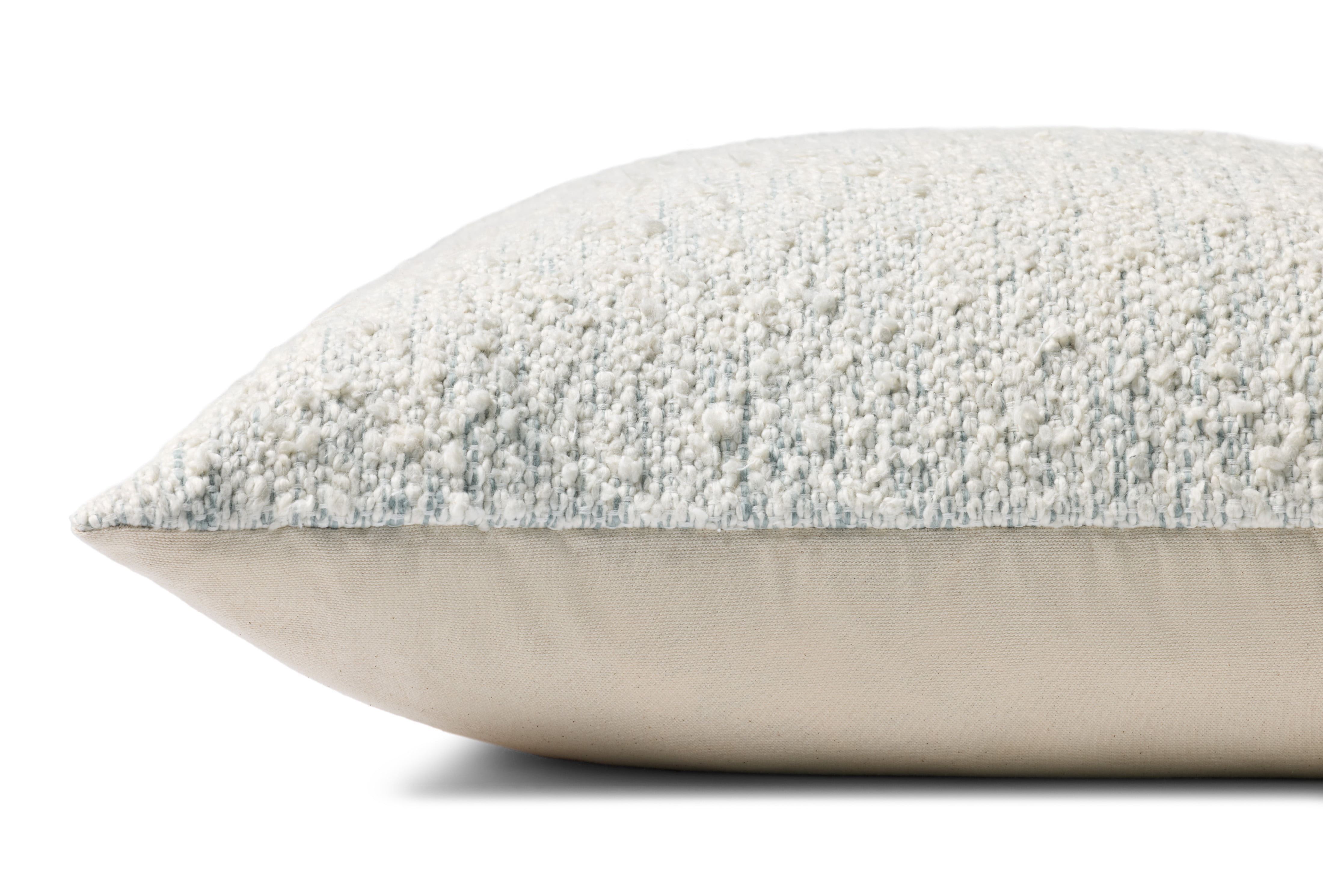 Loloi PLL0192 Ivory / Blue 22'' x 22'' Decorative Pillow