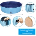 thumbnail image 3 of Zalmoxe Dog Pool Swimming Pool Plastic Kiddie Pool for Kids Dog Pet Pool for Small Medium Large Dogs Leakproof Collapsible Pool for Puppy Cats Kids(31.5",47.2",63"), 3 of 11