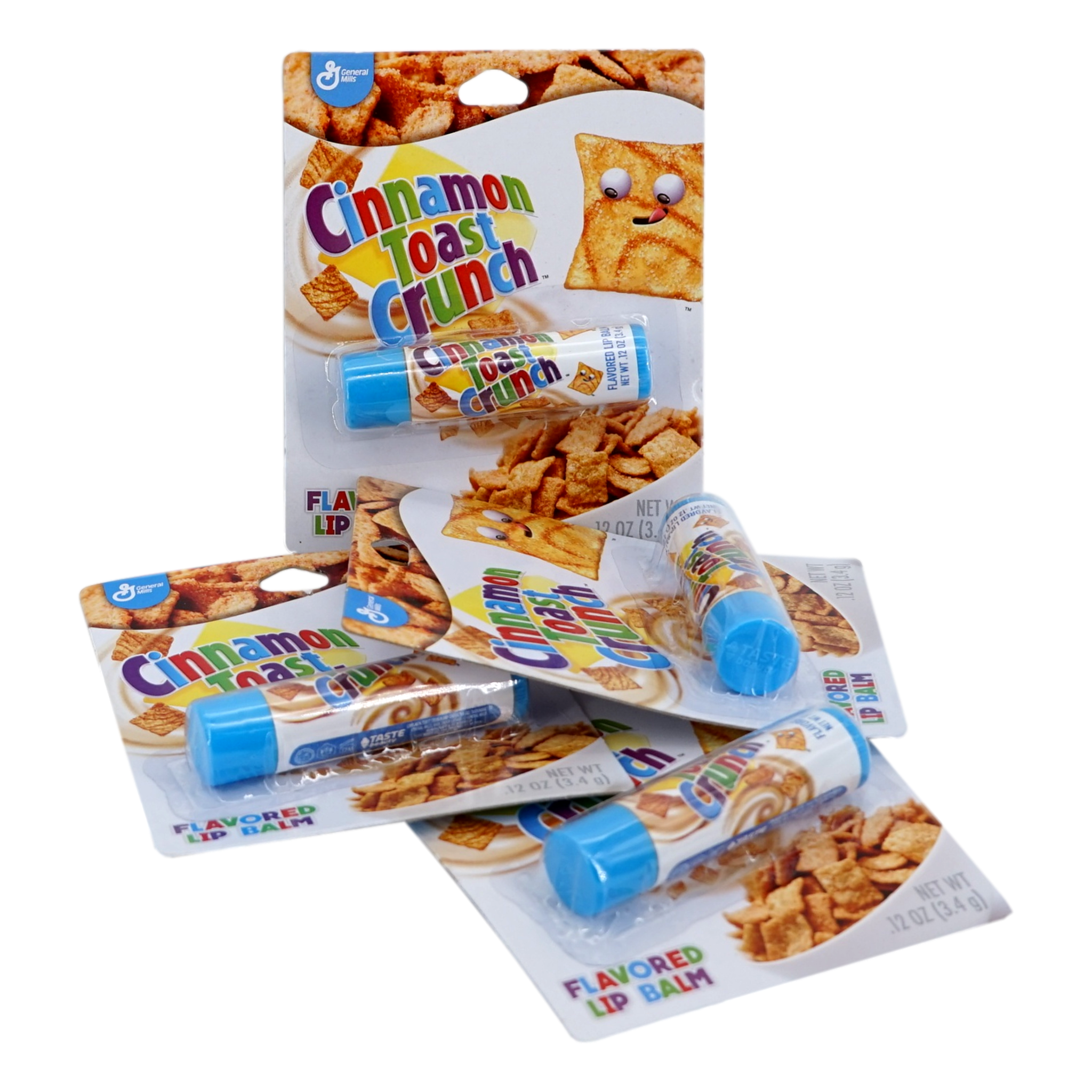 Cinnamon Toast Crunch Lip Balms (4 Pack, 0.12 oz ea) Breakfast Cereal Flavored Lip Balm Tubes - image 2 of 4