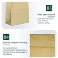 thumbnail image 4 of IN-JOOYAA Gift Bags Mini Small Kraft Paper Gift Bags with Handles 12 Pcs (Gold, 4.7 x 2.4 x 6 in), 4 of 5