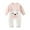PK1, variant on Hwmodou Girls Jumpsuits Unisex Cotton Blend Baby Bodysuit Jumpsuits With Button Long Sleeve Rompers Overall Fall Winter Themed Jumpsuit,1-3M